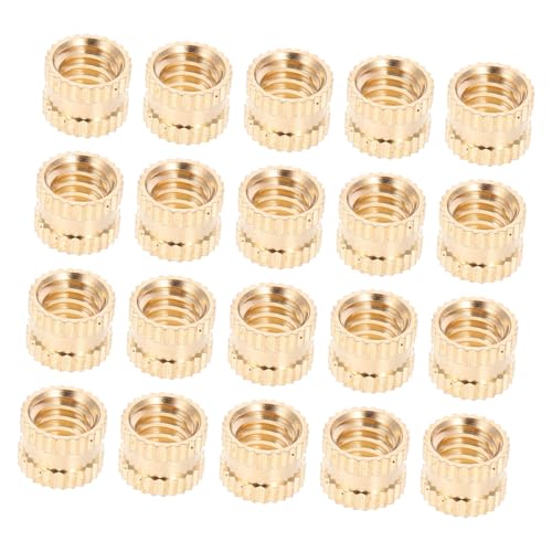 VALICLUD 20 Stück Messing Gewindeeinsätze Innengewinde Wärmeeinbettung Gewindemuttern Druck und Spritzguss Langlebige Wiederverwendbare Einlegeteil muttern für Industrieanwendungen VALICLUD 20 Stück Messing Gewindeeinsätze Innengewinde Wärmeeinbettung Gewindemuttern Druck und Spritzguss Langlebige Wiederverwendbare Einlegeteil muttern für Industrieanwendungen von VALICLUD