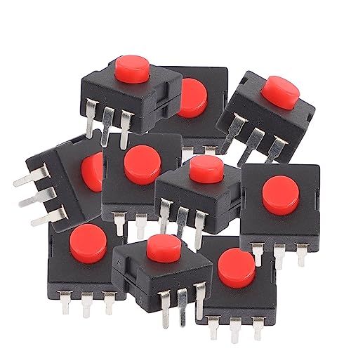 VALICLUD 20 Stück Mini Taschenlampenschalter Latching Torch Button Druckschalter für DIY Projekte Passend für Taschenlampen und Elektrogeräte Installieren Vielseitig Einsetzbar VALICLUD 20 Stück Mini Taschenlampenschalter Latching Torch Button Druckschalter für DIY Projekte Passend für Taschenlampen und Elektrogeräte Installieren Vielseitig Einsetzbar von VALICLUD