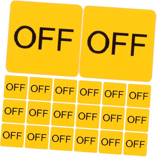 VALICLUD 20 Stück Off Schalter Warnaufkleber Selbstklebend Warnhinweis Etiketten für Geräte Leicht Anzubringen Glatten Oberflächen Praktische Sicherheitskennzeichnung für Haushalt und VALICLUD 20 Stück Off Schalter Warnaufkleber Selbstklebend Warnhinweis Etiketten für Geräte Leicht Anzubringen Glatten Oberflächen Praktische Sicherheitskennzeichnung für Haushalt und von VALICLUD