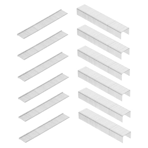 VALICLUD 2000 Stück Teiliges und Türförmiges Heimwerker Holzarbeiten und Werbung Langlebige Metallklammern Geeignet für Handtacker Büro und Werkstatt von VALICLUD
