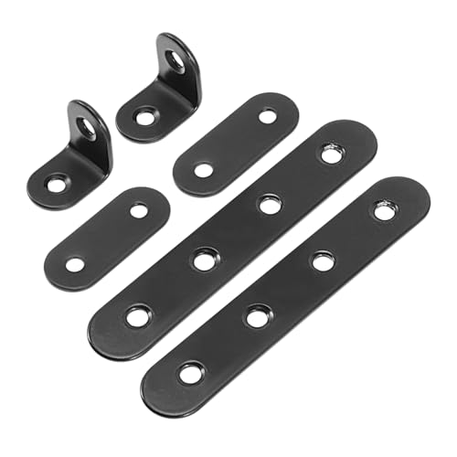 VALICLUD 24 Stück Teiliges Edelstahl Winkelblech Set Verschiedene Stabile Regalhalterung für Möbel DIY Robuste Eckwinkel für Holzrahmen Vielseitig für Regal und Schrankmontage VALICLUD 24 Stück Teiliges Edelstahl Winkelblech Set Verschiedene Stabile Regalhalterung für Möbel DIY Robuste Eckwinkel für Holzrahmen Vielseitig für Regal und Schrankmontage von VALICLUD