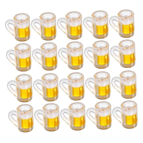 VALICLUD 24 Stück Teiliges Mini Bierkrug Set aus Widerstandsfähigem Resin Winzige Puppenhaus Zubehör Detailreiche Miniatur Biergläser für Mikro Landschaften und Bastelprojekte VALICLUD 24 Stück Teiliges Mini Bierkrug Set aus Widerstandsfähigem Resin Winzige Puppenhaus Zubehör Detailreiche Miniatur Biergläser für Mikro Landschaften und Bastelprojekte von VALICLUD