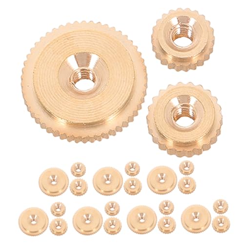 VALICLUD 24 Stück Teiliges Uhrwerk-mutter Wanduhren und Standuhren Sichere Befestigung Einfache Montage Vielseitig Einsetzbar zur Reparatur und Ersatz von Quarz-uhrteilen von VALICLUD