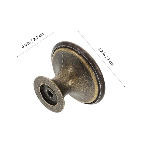 VALICLUD 24 Stück Teiliges Vintage Möbelknopf Antike Schrankgriffe aus Zinklegierung Einzelnes für Schuhschrank Kommode Küchenschrank Einfache Montage Dekorative Möbelbeschläge im von VALICLUD