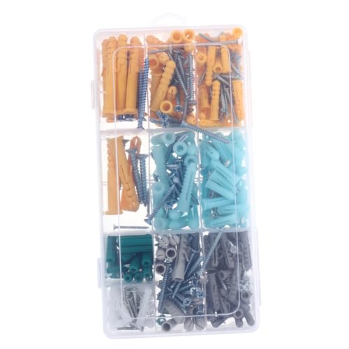 VALICLUD 241 Stück Teiliger Trockenbau dübel Selbstbohrender Schraubensatz Korrosionsbeständig Hohe Tragfähigkeit Kunststoff Metallbefestigung Einfache Montage für Vielseitigen Einsatz VALICLUD 241 Stück Teiliger Trockenbau dübel Selbstbohrender Schraubensatz Korrosionsbeständig Hohe Tragfähigkeit Kunststoff Metallbefestigung Einfache Montage für Vielseitigen Einsatz von VALICLUD