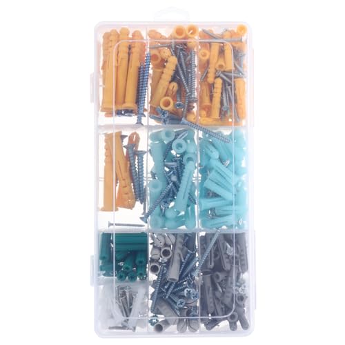 VALICLUD 241 Stück Teiliges Schrauben Selbstschneidenden Bohrschrauben und Gerippten Trockenbau dübeln Verzinkt Korrosionsbeständig Hohe Tragkraft Einfache Wandmontage Mit Dübel und VALICLUD 241 Stück Teiliges Schrauben Selbstschneidenden Bohrschrauben und Gerippten Trockenbau dübeln Verzinkt Korrosionsbeständig Hohe Tragkraft Einfache Wandmontage Mit Dübel und von VALICLUD