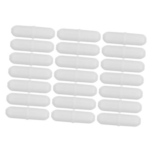 VALICLUD 25 Stück Magnetischer Rührstab Ptfe beschichtet Stabiles Labor Rührgerät für Schnelles Mischen Korrosionsbeständig Hochtemperaturbeständig Geeignet für Wiederverwendbar von VALICLUD