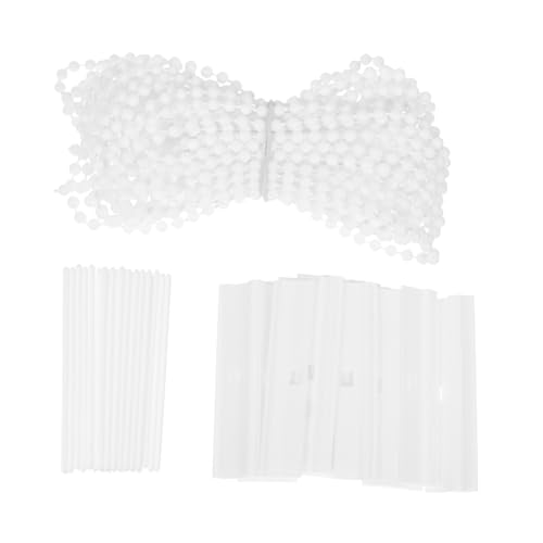VALICLUD 25 Stück Teiliges PVC Lamellenvorhang Reparaturset mit Weißer Perlenkette Vertikale Jalousie Ersatzteile Befestigungsklammern Einfach zu Montieren Langlebig für Wohnräume und Büro von VALICLUD