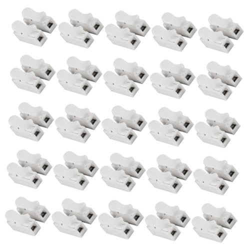 VALICLUD 25 Stück Teiliges Push-type Quick Terminal Block Kabelverbinder mit Kupferkern Flammhemmend und Temperaturbeständig für Led-lichtstreifen Haushaltsgeräte und Elektrische VALICLUD 25 Stück Teiliges Push-type Quick Terminal Block Kabelverbinder mit Kupferkern Flammhemmend und Temperaturbeständig für Led-lichtstreifen Haushaltsgeräte und Elektrische von VALICLUD
