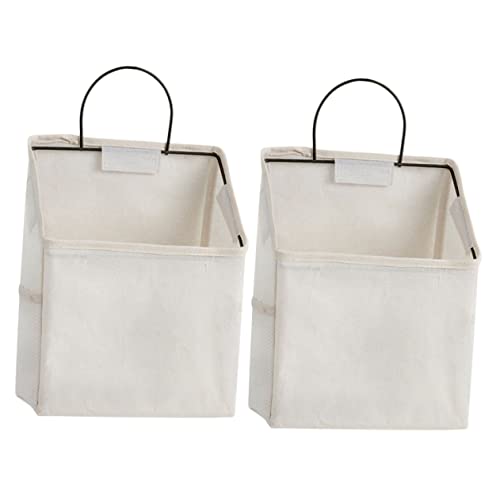 VALICLUD 2 Stücke Hängende Aufbewahrungstasche aus Stoff Organizer für über der Tür Wandregal Organizer mit Taschen Badezimmer Schrank Selbstklebende Haken für Einfache Installation VALICLUD 2 Stücke Hängende Aufbewahrungstasche aus Stoff Organizer für über der Tür Wandregal Organizer mit Taschen Badezimmer Schrank Selbstklebende Haken für Einfache Installation von VALICLUD