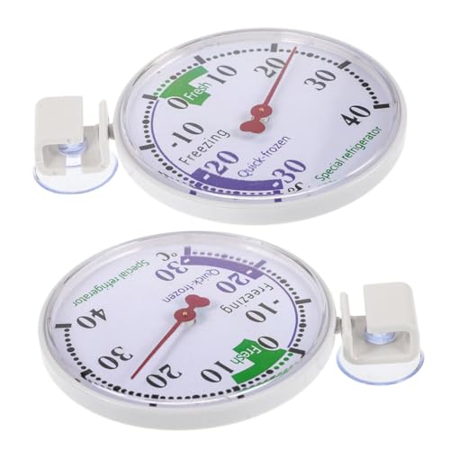 VALICLUD 2Stücke Kühlschrank Gefrierschrank Thermometer Präzises Zeigerthermometer für Haushalt Ablesbares Display Tragbar und Robust für Kühlschränke und Gefriergeräte VALICLUD 2Stücke Kühlschrank Gefrierschrank Thermometer Präzises Zeigerthermometer für Haushalt Ablesbares Display Tragbar und Robust für Kühlschränke und Gefriergeräte von VALICLUD