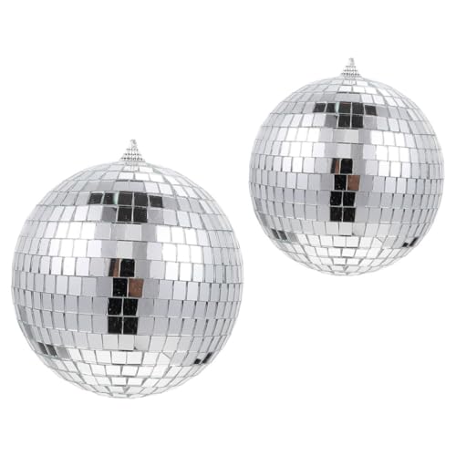 VALICLUD 2Stücke Silberne Spiegel Disco Bälle Hängende für Partys Weihnachtsbaum Hochzeiten und Dj Events Reflektierende Partylicht VALICLUD 2Stücke Silberne Spiegel Disco Bälle Hängende für Partys Weihnachtsbaum Hochzeiten und Dj Events Reflektierende Partylicht von VALICLUD