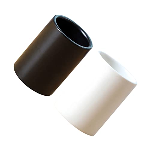 VALICLUD 2stücke Praktische Mundspülbecher Wasserbecher Teetassen Schwarz-weiß Leichte Mundspülbecher Zahnputzbecher VALICLUD 2stücke Praktische Mundspülbecher Wasserbecher Teetassen Schwarz-weiß Leichte Mundspülbecher Zahnputzbecher von VALICLUD