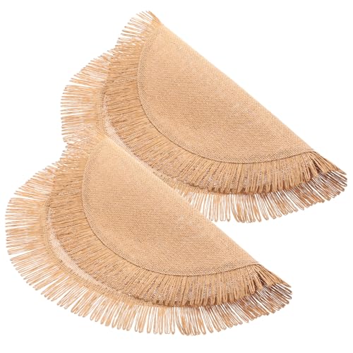 VALICLUD 2stücke Runde Gewebte Tischsets Besteckmatte Tischset Esstisch Coaster Ort Matten Woven Stil Isolierte Teekannenmatte Dekoratives VALICLUD 2stücke Runde Gewebte Tischsets Besteckmatte Tischset Esstisch Coaster Ort Matten Woven Stil Isolierte Teekannenmatte Dekoratives von VALICLUD