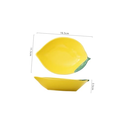 VALICLUD 3 Stück Keramik Dessertteller Farbig Assortiert Multifunktional Snackplatten Obstschalen für Nüsse Trockenfrüchte und Salate Küchen Serviergeschirr Stilvoll von VALICLUD