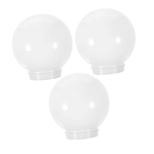 VALICLUD 3 Stück Lampenschirm für den Außenbereich Abdeckung der Terrassenlampe Außenlichtabdeckung Laternenpfahl- -Lampenschirm Hängelampenschirm Ersatzlichtkugeln Acryl Weiß VALICLUD 3 Stück Lampenschirm für den Außenbereich Abdeckung der Terrassenlampe Außenlichtabdeckung Laternenpfahl- -Lampenschirm Hängelampenschirm Ersatzlichtkugeln Acryl Weiß von VALICLUD