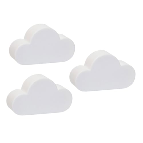 VALICLUD 3 Stück Magnetischer Cloud Key Holder Wandmontage Selbstklebend Ohne Bohren Wiederverwendbar Schlüsselhalter Wanddekoration für Hausschlüssel und Metallanhänger von VALICLUD