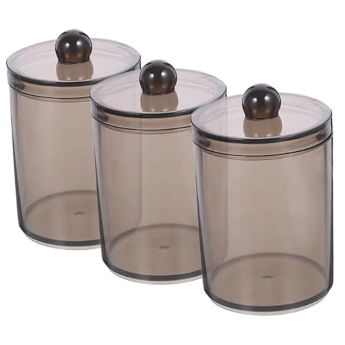 VALICLUD 3 Stück Schwarze Transparente Wattepads und Wattestäbchen Aufbewahrungsbox mit Deckel Kompakt Geruchsfrei Kratzfest Multifunktional für Badezimmer und Schlafzimmer VALICLUD 3 Stück Schwarze Transparente Wattepads und Wattestäbchen Aufbewahrungsbox mit Deckel Kompakt Geruchsfrei Kratzfest Multifunktional für Badezimmer und Schlafzimmer von VALICLUD