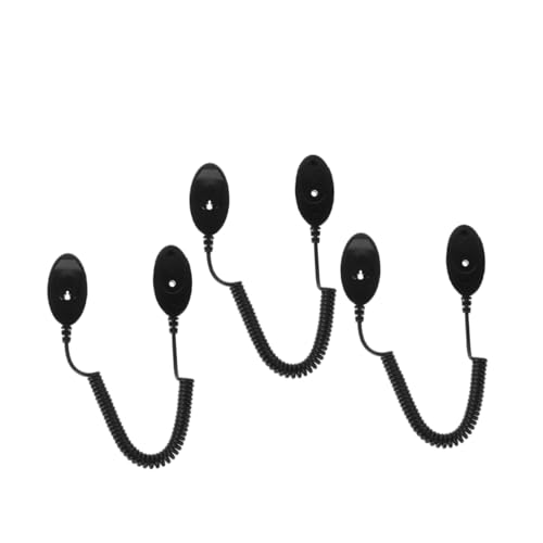 VALICLUD 3 Stück Selbstklebende Fernbedienungshalter mit Diebstahlsicherung Ausziehbare Kabelschlösser für Tv Gaming controller Einfache Montage ohne Bohren Platzsparend und Robust VALICLUD 3 Stück Selbstklebende Fernbedienungshalter mit Diebstahlsicherung Ausziehbare Kabelschlösser für Tv Gaming controller Einfache Montage ohne Bohren Platzsparend und Robust von VALICLUD