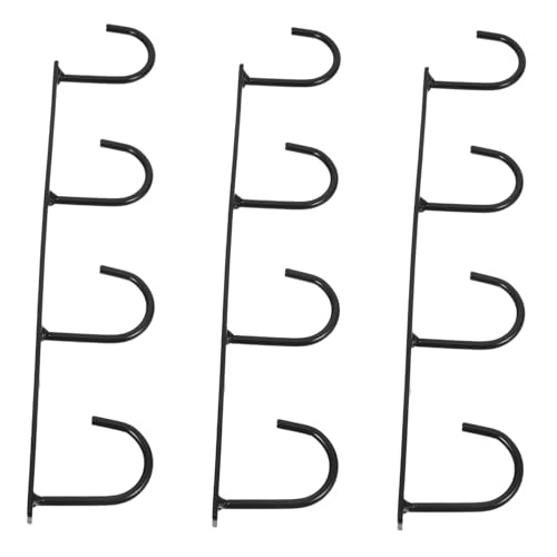VALICLUD 3 Stück Stabiler Unter Regal Becherhalter aus Metall mit Haken Moderner Tassenhalter Organizer für Küche Büro und Wohnzimmer Minimalistisches Design für Kaffeebecher und Mug Rack VALICLUD 3 Stück Stabiler Unter Regal Becherhalter aus Metall mit Haken Moderner Tassenhalter Organizer für Küche Büro und Wohnzimmer Minimalistisches Design für Kaffeebecher und Mug Rack von VALICLUD
