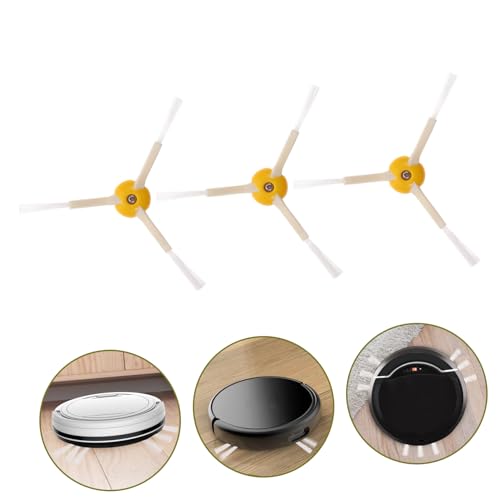 VALICLUD 3 Stück Teiliges Dreieckige Seitenbürste Ersatzteil für Kompatibler Saugroboter Zubehör Einfache Installation Gelb Langlebig für Reinigungsroboter VALICLUD 3 Stück Teiliges Dreieckige Seitenbürste Ersatzteil für Kompatibler Saugroboter Zubehör Einfache Installation Gelb Langlebig für Reinigungsroboter von VALICLUD