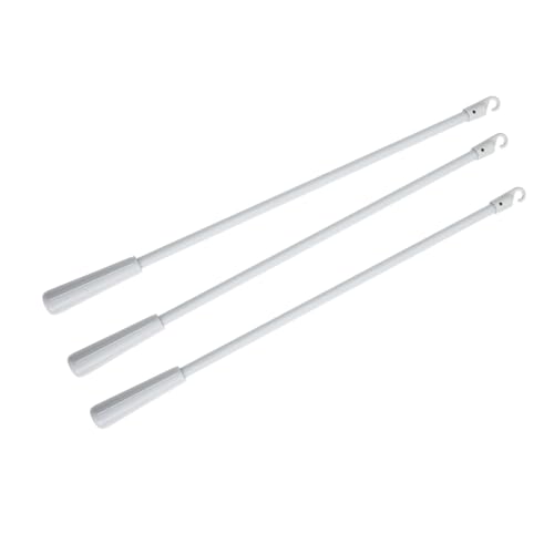 VALICLUD 3 Stück Teiliges Fiberglas Jalousie zugstangen Robust Langlebig Einfache Montage Passend für Vertikale Jalousien und Kunststoffjalousien Fenster Zubehör von VALICLUD