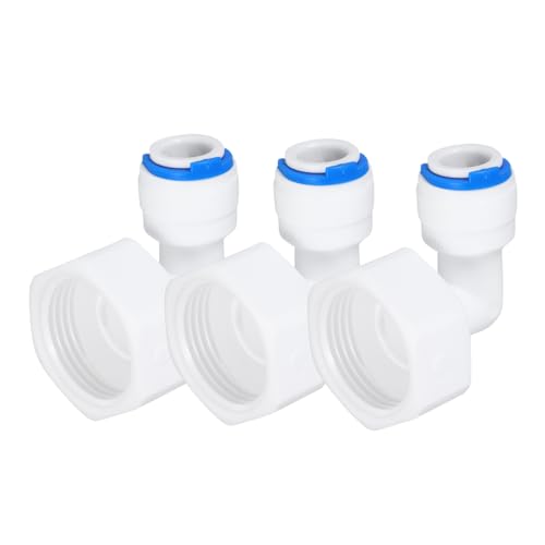 VALICLUD 3 Stück Teiliges Wasseranschluss Adapterset Schnellverbinder für Wasserfilter und Umkehrosmose Robuste Druckbeständige Verbindungen für Einfache Installation und Vielseitige VALICLUD 3 Stück Teiliges Wasseranschluss Adapterset Schnellverbinder für Wasserfilter und Umkehrosmose Robuste Druckbeständige Verbindungen für Einfache Installation und Vielseitige von VALICLUD