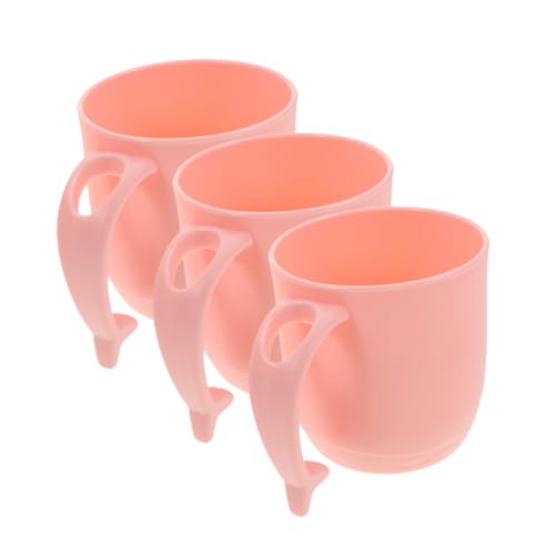 VALICLUD 3 Stück Unzerbrechliche Zahnbecher in Delfinflossenform Leichte und Glatte Kunststoff Waschbecher für Badezimmer Multifunktionale Mundspül und Haarwaschbecher für Rosa VALICLUD 3 Stück Unzerbrechliche Zahnbecher in Delfinflossenform Leichte und Glatte Kunststoff Waschbecher für Badezimmer Multifunktionale Mundspül und Haarwaschbecher für Rosa von VALICLUD
