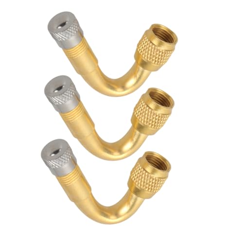 VALICLUD 3 Stück Ventilverlängerung Kupfer Winkel Ventiladapter Reifenventilverlängerung für Auto Motorrad Fahrrad Vielseitig Langlebig und Einfach Zugänglich VALICLUD 3 Stück Ventilverlängerung Kupfer Winkel Ventiladapter Reifenventilverlängerung für Auto Motorrad Fahrrad Vielseitig Langlebig und Einfach Zugänglich von VALICLUD