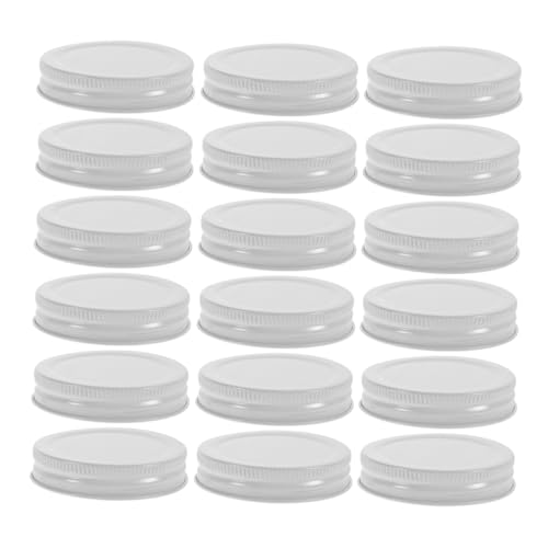 VALICLUD 30 Stück Teiliges Öffnung Einmachglas Deckel aus Weißem Weißblech Luftdicht Robust Einfache Handhabung Ersatzdeckel für Vorratsgläser und Weckgläser Sicher für VALICLUD 30 Stück Teiliges Öffnung Einmachglas Deckel aus Weißem Weißblech Luftdicht Robust Einfache Handhabung Ersatzdeckel für Vorratsgläser und Weckgläser Sicher für von VALICLUD