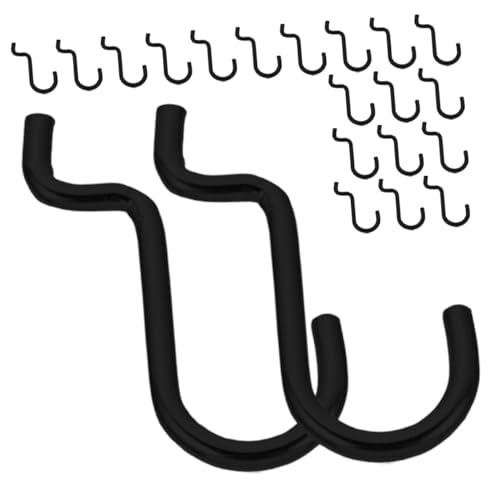 VALICLUD 30 Stück Teiliges Pegboard haken aus Stabilem Eisen Draht Werkzeuglose Montage Rutschfeste Aufbewahrungshaken für Werkstatt Garage und Bastelraum Vielseitig Belastbar und Sicher VALICLUD 30 Stück Teiliges Pegboard haken aus Stabilem Eisen Draht Werkzeuglose Montage Rutschfeste Aufbewahrungshaken für Werkstatt Garage und Bastelraum Vielseitig Belastbar und Sicher von VALICLUD