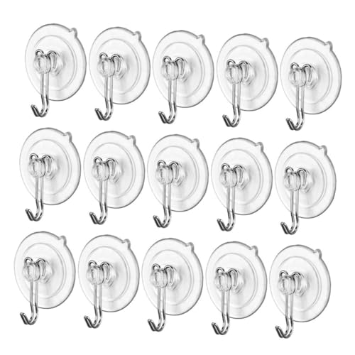 VALICLUD 30 Stück Teiliges Saugnapf-haken Dicke Transparente Saughaken ohne Bohren Wiederverwendbar Starke Haftkraft für Glas Fliesen Spiegel für Küche Bad Fenster Vielseitige VALICLUD 30 Stück Teiliges Saugnapf-haken Dicke Transparente Saughaken ohne Bohren Wiederverwendbar Starke Haftkraft für Glas Fliesen Spiegel für Küche Bad Fenster Vielseitige von VALICLUD