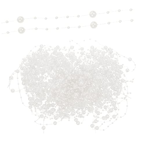 VALICLUD 30stücke Perlenkette Zur Hochzeit Kunstperlenkette Zur Hochzeit Faux Schwimmende Perle Garland Party Decor Heimdekoration von VALICLUD