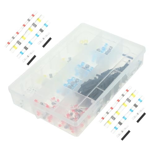 VALICLUD 310 Stück Teiliges Schrumpfschlauch Kabelverbinder mit Wasserdichten Farbcodierten Kabelverbindern für Auto und Mit Aufbewahrungsbox für Einfache Handhabung und Sicheren von VALICLUD