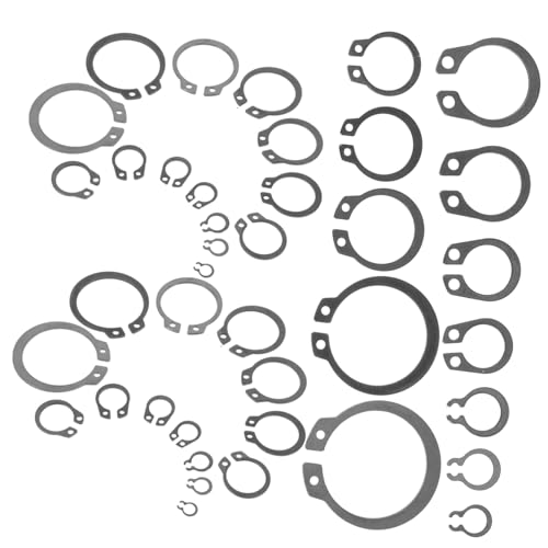 VALICLUD 315 Stück Teiliges Sortiment Stahl Sicherungsringe für Wellen Externe Circlips mit Rutschhemmendem Effekt und Stoßdämpfender Funktion Vielseitig für Lager Zahnräder und Achsen VALICLUD 315 Stück Teiliges Sortiment Stahl Sicherungsringe für Wellen Externe Circlips mit Rutschhemmendem Effekt und Stoßdämpfender Funktion Vielseitig für Lager Zahnräder und Achsen von VALICLUD