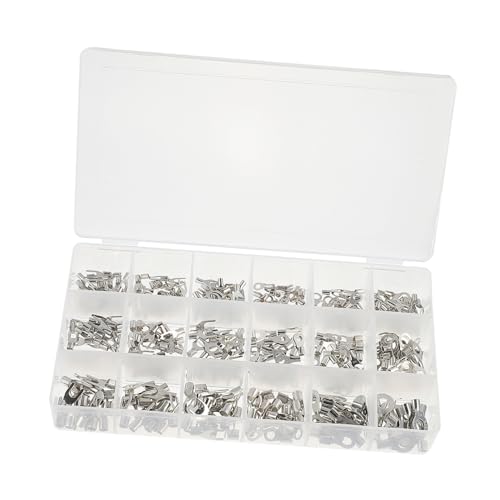 VALICLUD 330 Stück Kaltgepresste Kabelanschlussklemmen O Form Kupferkabelverbinder für Auto Installationen und Kabelmanagement VALICLUD 330 Stück Kaltgepresste Kabelanschlussklemmen O Form Kupferkabelverbinder für Auto Installationen und Kabelmanagement von VALICLUD