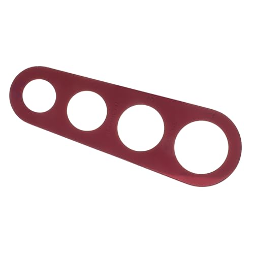 VALICLUD 4 Pasta Herrscher messen -Lineal Spaghettilöffel aus Metall Spaghettilöffel Edelstahl Pasta-Server-Utensil Messlöffel Rostfreier Stahl Violett von VALICLUD