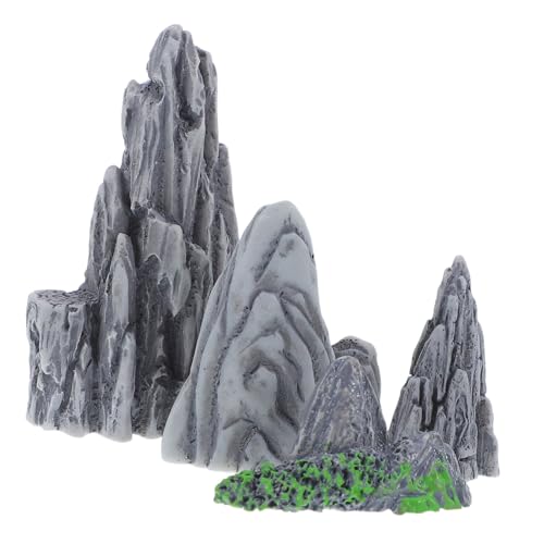 VALICLUD 4 Stück Miniatur Bonsai Felslandschaft aus Resin Realistische Mikro Landschaftsdeko für Garten Büro Aquarium Leicht und Detailreich Vielseitige Dekoration VALICLUD 4 Stück Miniatur Bonsai Felslandschaft aus Resin Realistische Mikro Landschaftsdeko für Garten Büro Aquarium Leicht und Detailreich Vielseitige Dekoration von VALICLUD