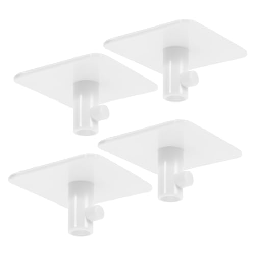 VALICLUD 4 Stück Mixer Zubehör Flacher Aufbewahrungshaken Platzsparender Halter für Standmixer Aufsätze Langlebig Einfache Montage zur Ordentlichen Küchenorganisation von VALICLUD