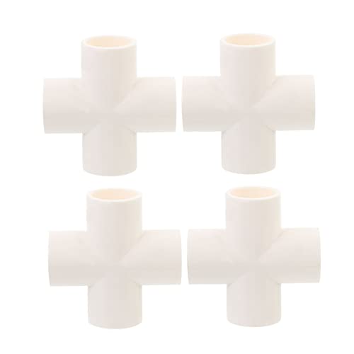 VALICLUD 4 Stück PVC Verbindungsstück Weiß Pvc fitting Wasseranschluss Verteiler Robust UV beständig Stoßfest für Gartenbewässerung und Rohrverbindungen VALICLUD 4 Stück PVC Verbindungsstück Weiß Pvc fitting Wasseranschluss Verteiler Robust UV beständig Stoßfest für Gartenbewässerung und Rohrverbindungen von VALICLUD