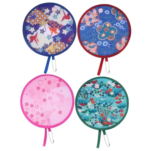 VALICLUD 4 Stück Runder Lüfter runde Faltfächer Handventilatoren faltbar Faltbare Handlüfter Fan von Sticked Circle Faltbare runde Handheld -Lüfter Faltbarer runder Polyestertuch VALICLUD 4 Stück Runder Lüfter runde Faltfächer Handventilatoren faltbar Faltbare Handlüfter Fan von Sticked Circle Faltbare runde Handheld -Lüfter Faltbarer runder Polyestertuch von VALICLUD