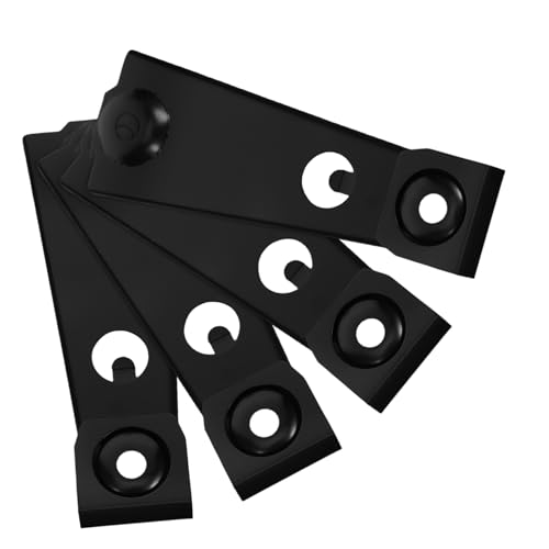 VALICLUD 4 Stück Sofa -Hardware -Verbindungsteile Couch -Stabilisator -Befestigung Reparatur der Couchmechanismus Möbelanschlussanschluss Liegeunterstützungshalterung Eisen Schwarz von VALICLUD
