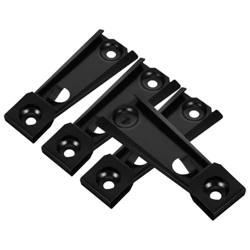 VALICLUD 4 Stück Sofa -Hardware -Verbindungsteile Liegefixierklemme Sofateile Liegestabilisator -Werkzeug Reparaturmechanismus für Liege Mechanische Reparaturhalterung Eisen Schwarz von VALICLUD