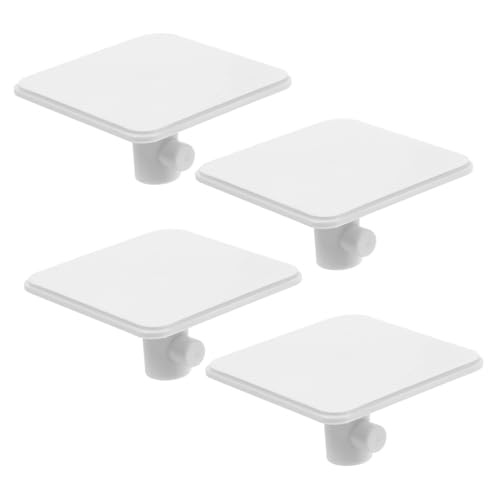 VALICLUD 4 Stück Standmixer Aufsatzhalter aus Langlebigem Stabile Flache Haken zur Sicheren Aufbewahrung von Mixer Zubehör Platzsparend und Einfach zu Montieren für Küchenorganisation von VALICLUD