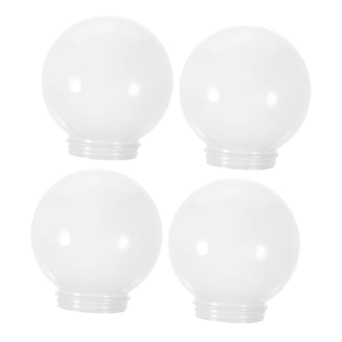 VALICLUD 4 Stück Teiliges Acryl Kugellampenschirm Wetterfeste Runde Lampenschirme Dekorative Weiße Kugellampenabdeckungen für Außenbeleuchtung Geeignet für Garten Terrasse und Veranda Ø VALICLUD 4 Stück Teiliges Acryl Kugellampenschirm Wetterfeste Runde Lampenschirme Dekorative Weiße Kugellampenabdeckungen für Außenbeleuchtung Geeignet für Garten Terrasse und Veranda Ø von VALICLUD
