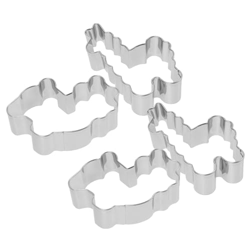 VALICLUD 4 Stück Teiliges Ausstecher aus für Kekse Alpaka Form Backform für Plätzchen Obst und Gemüse Langlebig und Lebensmittelecht für DIY Projekte und Feste von VALICLUD