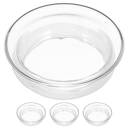VALICLUD 4 Stück Teiliges Glaskaraffen Deckel aus und Silikon Wiederverwendbare Wasserkrug Deckel für Getränke Hitzebeständig und Auslaufsicher für Täglichen Gebrauch von VALICLUD