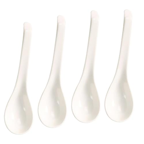 VALICLUD 4 Stück Teiliges Keramik Esslöffel Kleine Vielseitige Suppenlöffel aus Weißem Porzellan Langlebig Kratzfest für Suppe Reis Brei und Dessert Praktische Alltagsküchenhelfer VALICLUD 4 Stück Teiliges Keramik Esslöffel Kleine Vielseitige Suppenlöffel aus Weißem Porzellan Langlebig Kratzfest für Suppe Reis Brei und Dessert Praktische Alltagsküchenhelfer von VALICLUD