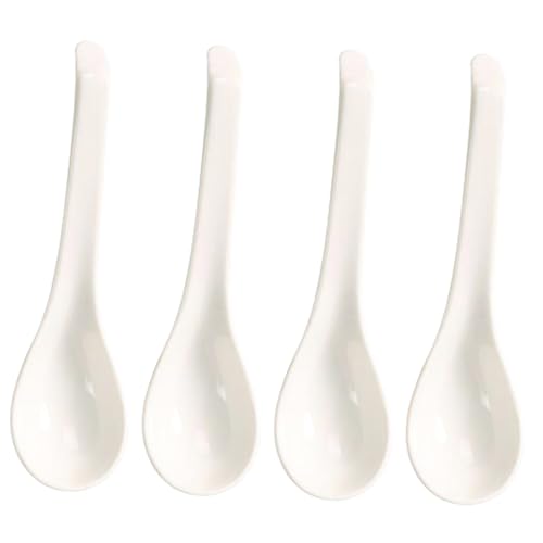 VALICLUD 4 Stück Teiliges Keramik Suppenlöffel Kleine Multifunktionale Porzellanlöffel Fein Gearbeitet Hitzebeständig für Suppe Brei Dessert und Reis Langlebiges Haushaltsgeschirr VALICLUD 4 Stück Teiliges Keramik Suppenlöffel Kleine Multifunktionale Porzellanlöffel Fein Gearbeitet Hitzebeständig für Suppe Brei Dessert und Reis Langlebiges Haushaltsgeschirr von VALICLUD