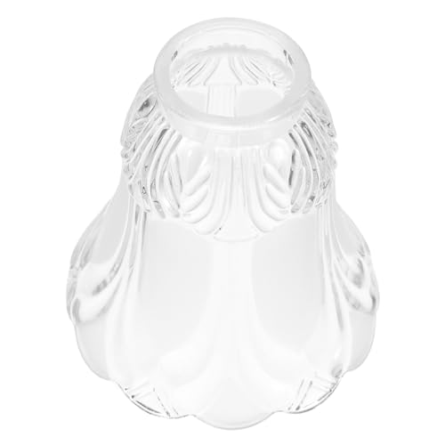 VALICLUD 4 Stück Teiliges Lampenschirm Transparent Mattiert Eleganter Deckenlampenschirm Ersatz für Wand und Tischleuchten Einsetzbar Einfache Montage Dekorativ für Wohnzimmer und Hotel von VALICLUD